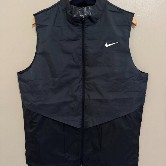 Nike Therma-FIT ADV Repel Golf Vest Black FQ0447-010 Men's Size L $200 NEW - Picture 1 of 15